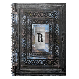 Caderno Espiral Monograma da máscara de Agortex