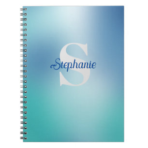 Caderno Espiral Monograma de Cubo Personalizado e Planejador de No