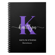 Monograma de Script Puro Preto