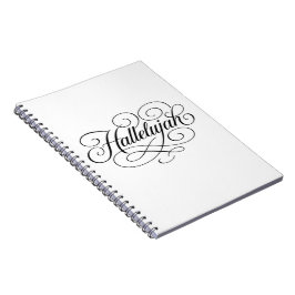 Caderno Espiral Monograma Hallelujah