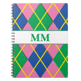 Caderno Espiral Monograma inicial