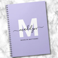 Monograma Inicial Roxo Personalizado