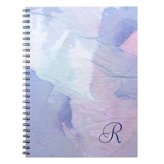 Caderno Espiral Monograma | Luzes Nortes II (Frente)