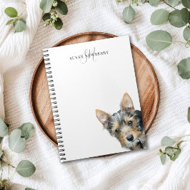 Caderno Espiral Monograma Personalizado para Animais de Estimação