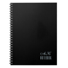 Monograma Preto e Branco Personalizado