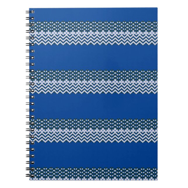 Caderno Espiral Monograma Rústico Chic Groovy  (Frente)
