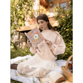 Caderno Espiral Monograma Trippy Floral Mood Nostálgico