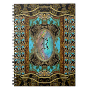 Caderno Espiral Monograma Vitoriano Chasecoeur