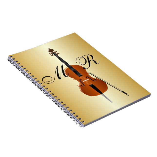 Caderno Espiral Monogramas Cello (Lado Direito)