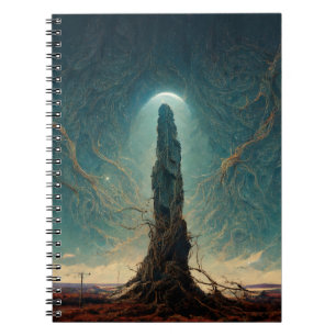 Caderno Espiral Monolith 2 Fantasy Sci-Fi Art