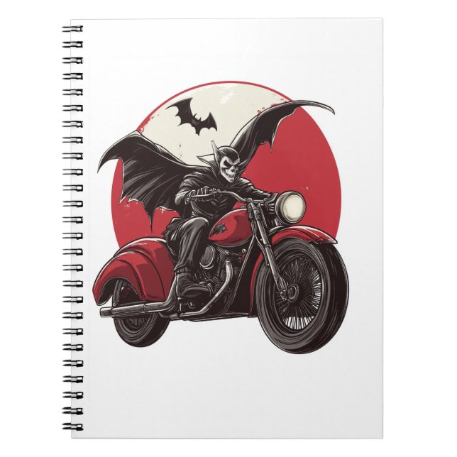Caderno Espiral Mononlit Vampire Ride (Frente)