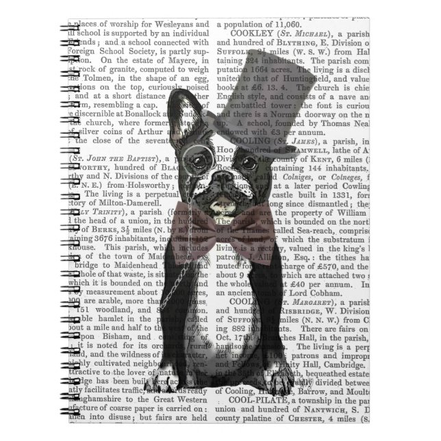 Caderno Espiral Monsieur Bulldog 2 (Frente)