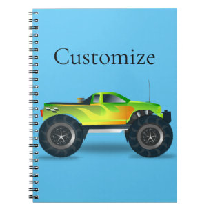 Caderno Espiral Monster Truck Thunder_Cove
