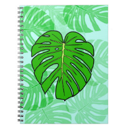 Caderno Espiral Monstera Leaf