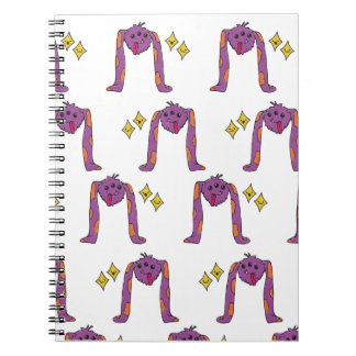 Caderno Espiral Monstro bonito do doggy