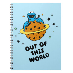 Caderno Espiral Monstro das Bolachas Fora deste Mundo