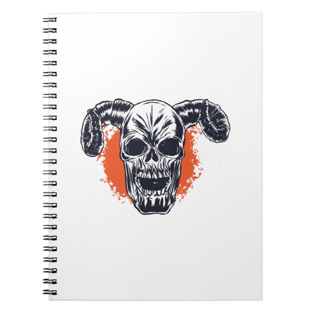 Caderno Espiral monstro do Halloween   (Frente)