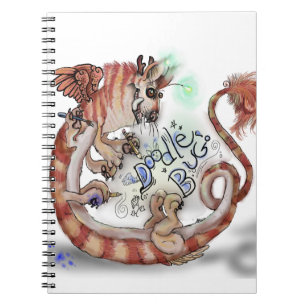 Caderno Espiral Monstro do Inseto de porta~notebook