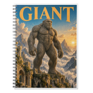 Caderno Espiral Monstro Fantástico Gigante Gótico