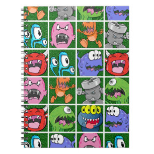 Caderno Espiral Monstro & Kaiju