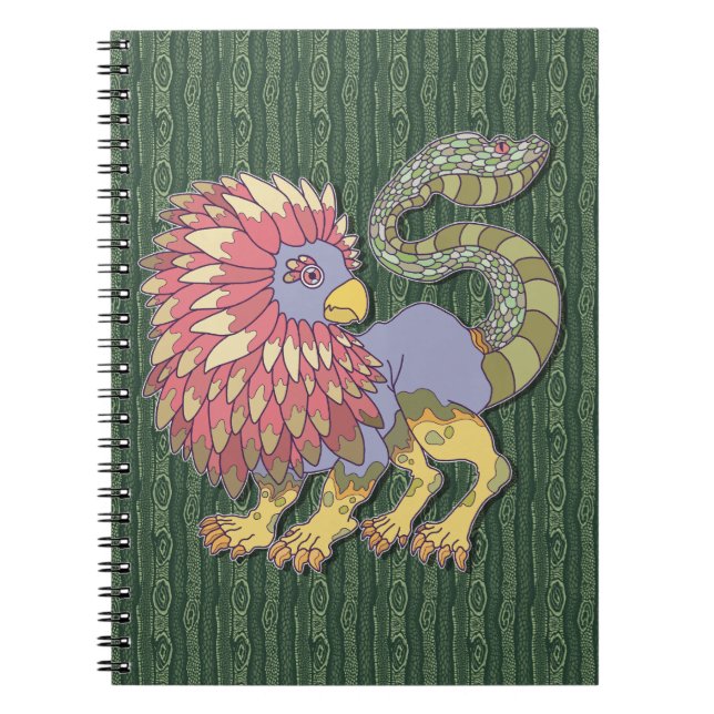 Caderno Espiral Monstro Quimera (Frente)