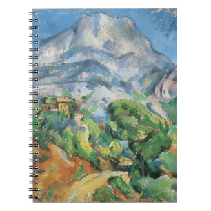Caderno Espiral Mont Sainte Victoire Acima De Tholonet, Paul Cezan