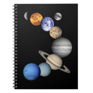 Caderno Espiral Montagem do Sistema Solar