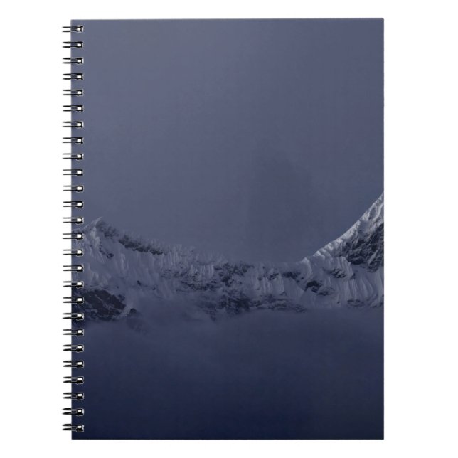 CADERNO ESPIRAL MONTANHA COBERTA COM GELO (Frente)