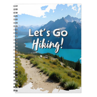Caderno Espiral Montanha Vamos Go Hiking