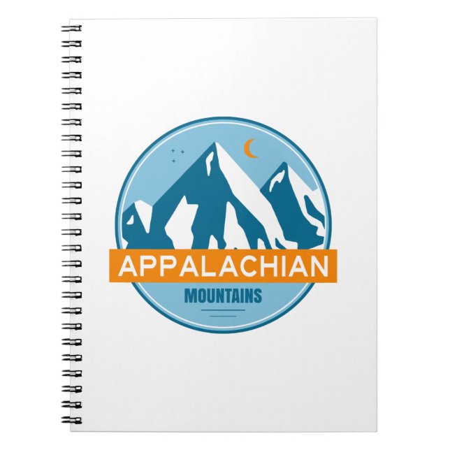 Caderno Espiral Montanhas Appalachian (Frente)