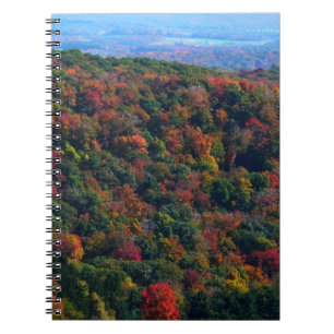 Caderno Espiral Montanhas Appalachian em queda