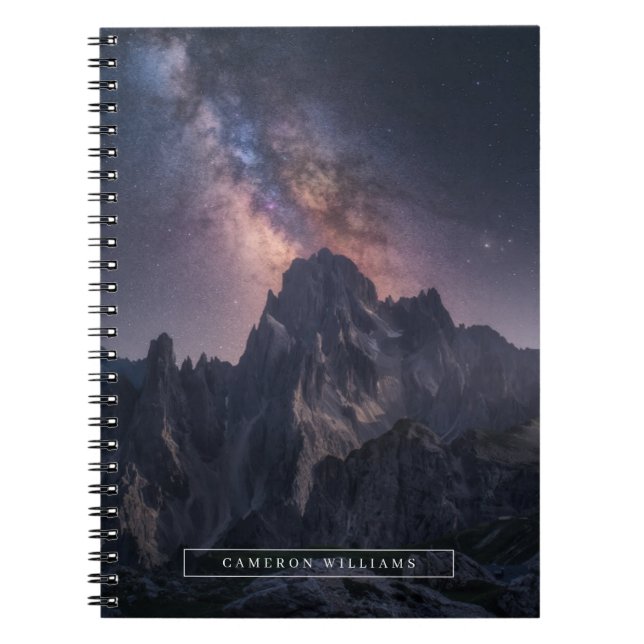Caderno Espiral Montanhas | Dolomites Mountain, Itália (Frente)
