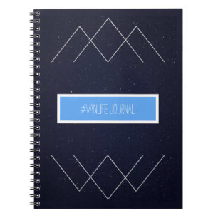 Caderno Espiral Montanhas Geométricas de Starry #Diário Vanlife
