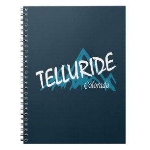 Caderno Espiral Montanhas Telluride Colorado