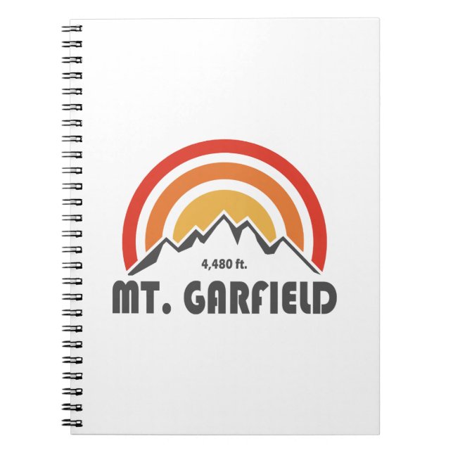 Caderno Espiral Monte Garfield New Hampshire (Frente)