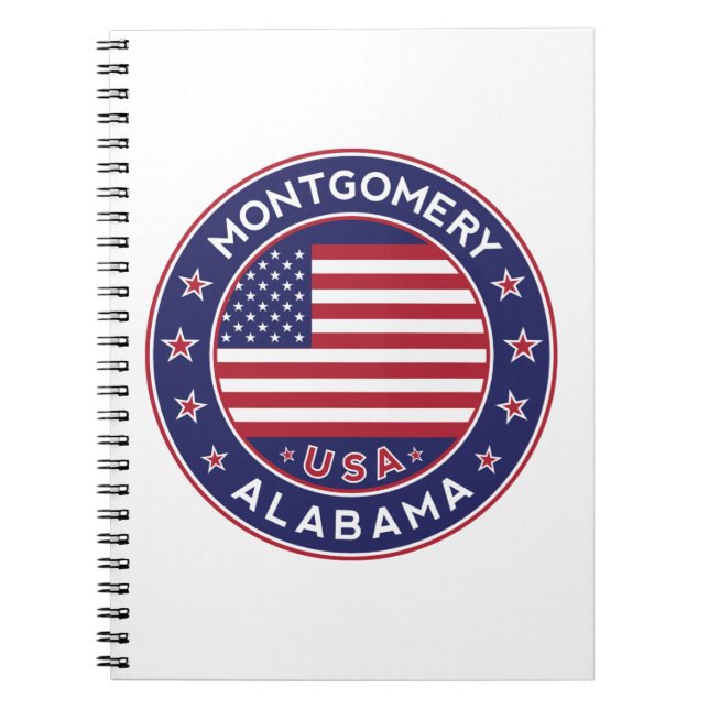 Caderno Espiral Montgomery, Alabama (Frente)