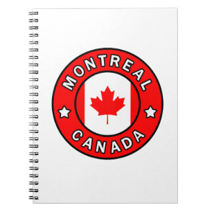Caderno Espiral Montreal Canadá
