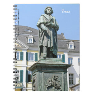 Caderno Espiral Monumento a Ludwig van Beethoven em Bonn