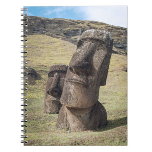 Caderno Espiral Monumentos Ilha Páscoa, Chile