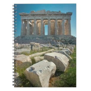 Caderno Espiral Monumentos   Parténon Athens, Grécia