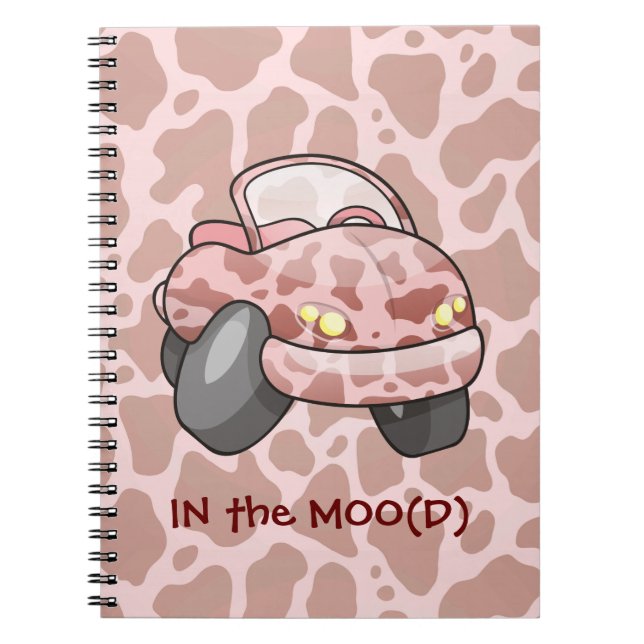 Caderno Espiral Moo Car (Frente)