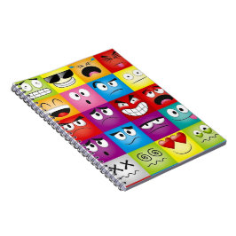 Caderno Espiral Moods and Emoticons