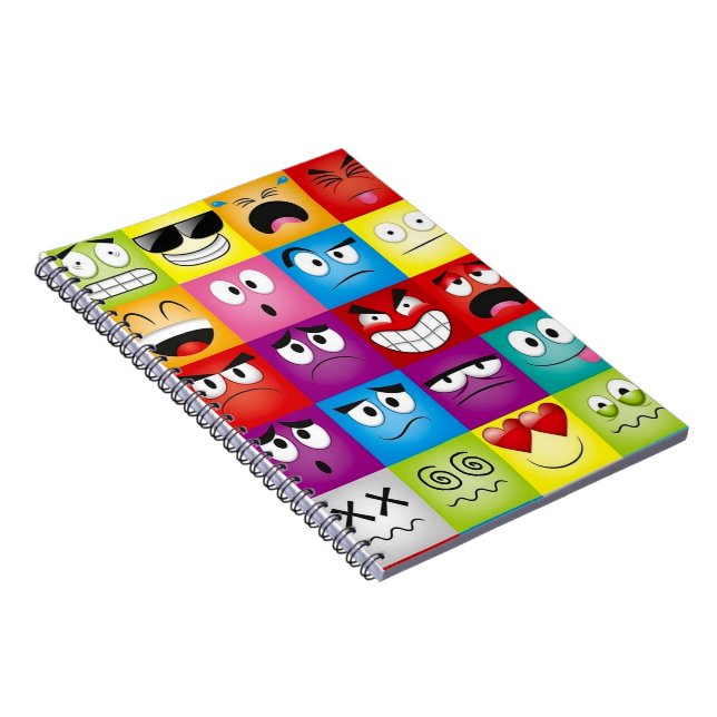 Caderno Espiral Moods and Emoticons (Lado Direito)