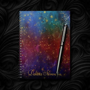 Caderno Espiral Moody Ombre   Marca Psychedelic Grunge Stardust