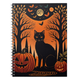Caderno Espiral Moonlit Meow