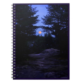Caderno Espiral Moonrise no interior do país