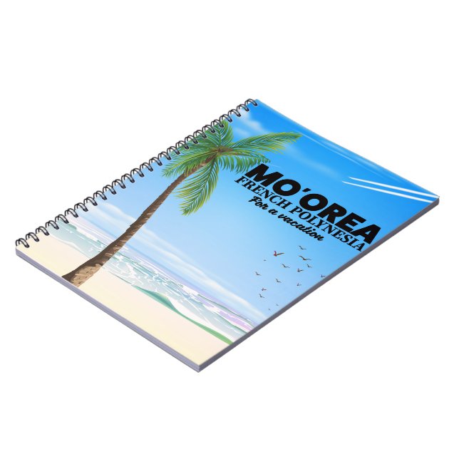 Caderno Espiral Mo'orea Polinésia Francesa (Left Side)