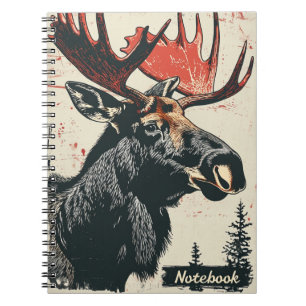 Caderno Espiral Moose Vintage