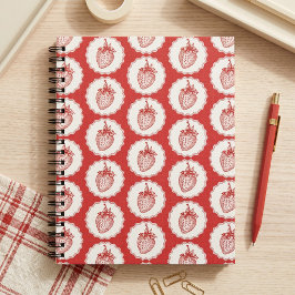 Caderno Espiral Morango