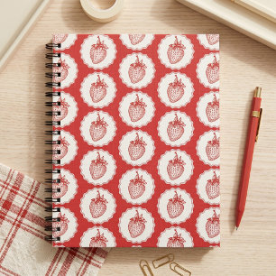 Caderno Espiral Morango